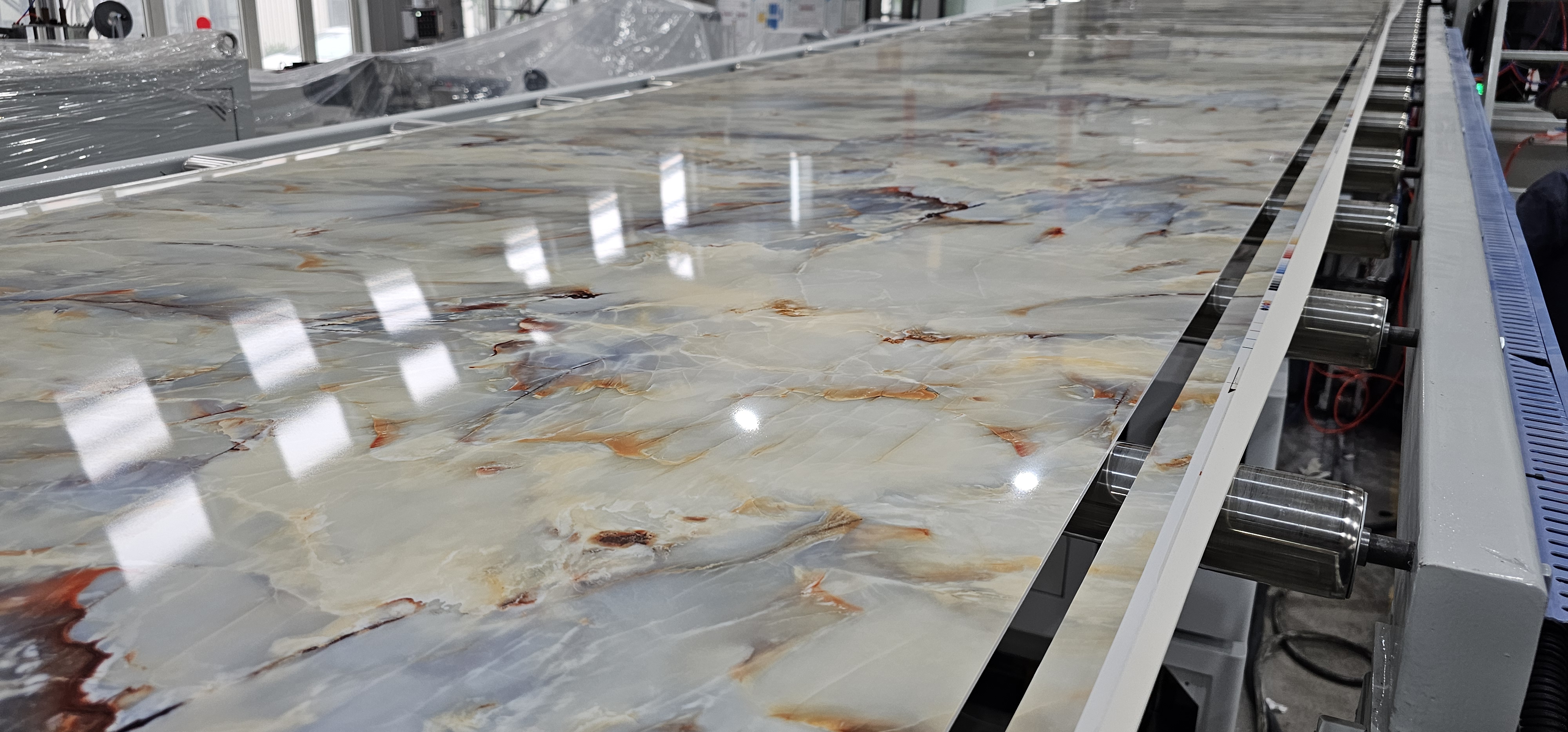 Anda آلة ورقة رخام الاصطناعية PVC