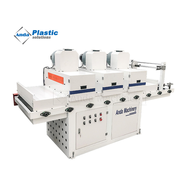 طباعة السقف PVC مزدوج اللون وخط طلاء UV