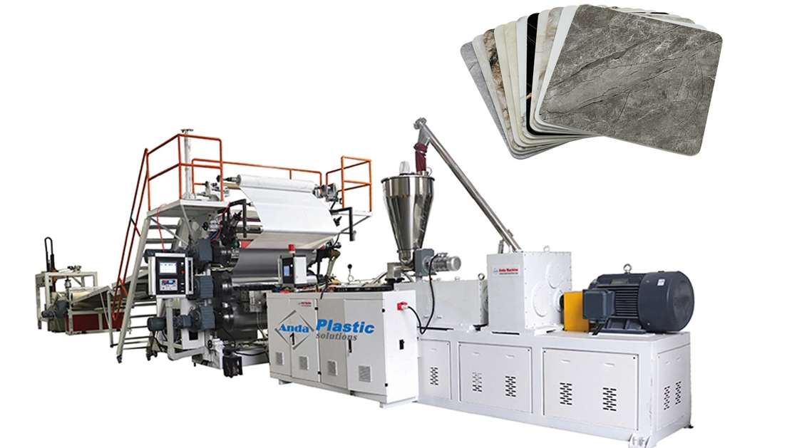 كيفية تصنيع ورقة رخام PVC