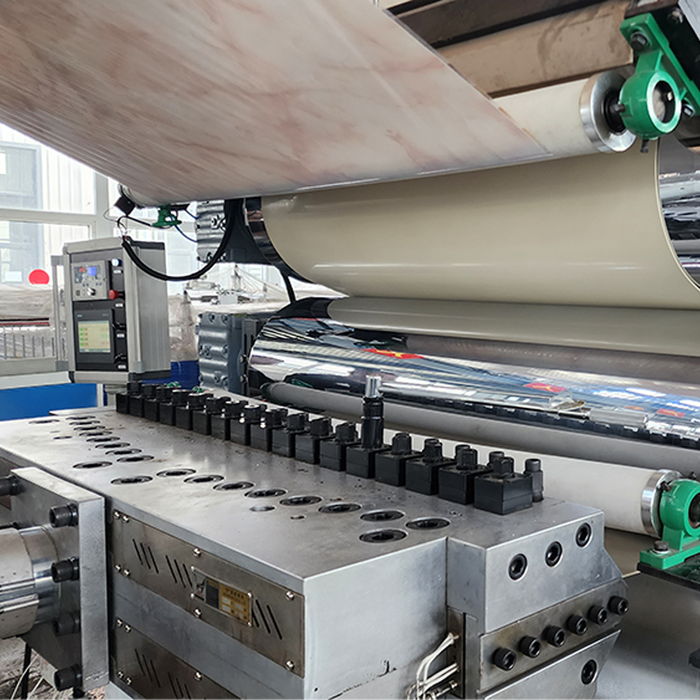 آلة صنع ورقة الرخام PVC