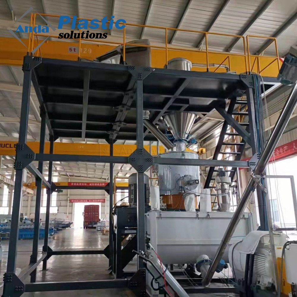 SRL-W 1000/3000 PVC آلة خلط التسخين والتبريد عالية السرعة 