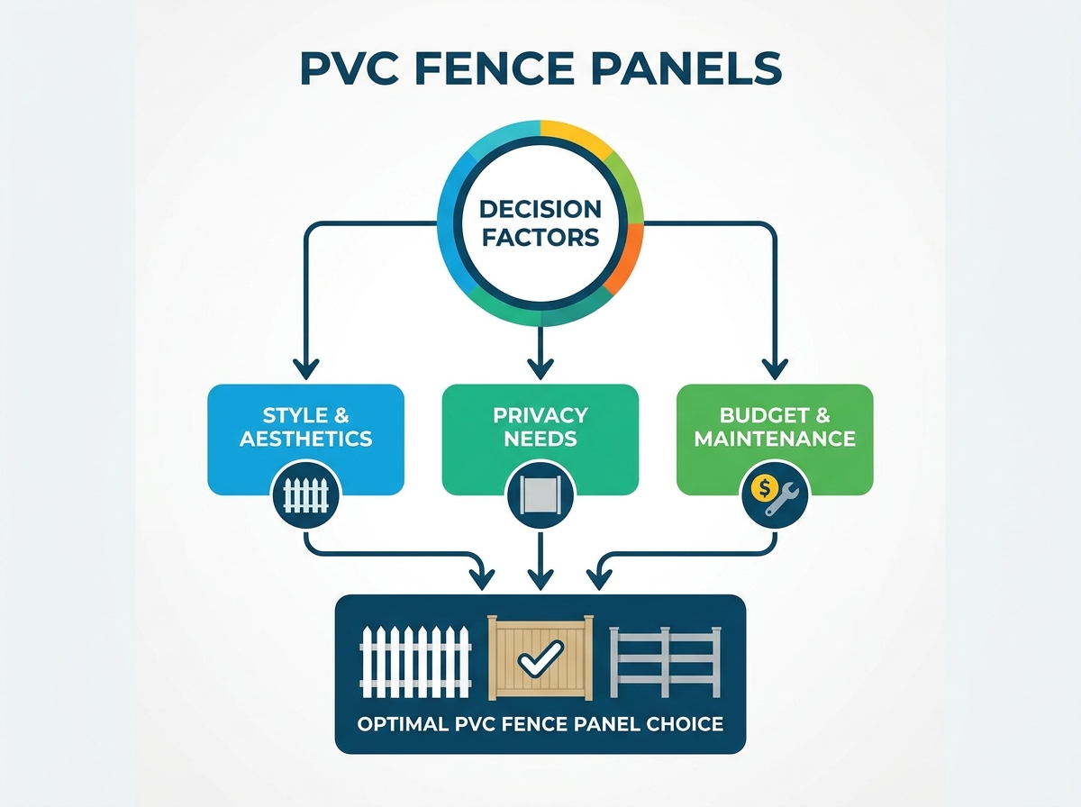 تقييم واختيار ألواح السياج PVC